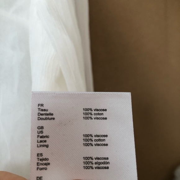 ✨ NWT Maje Ludmi Lace Trim Blouse ✨ - Picture 6 of 8
